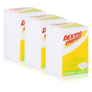 Dextro Energy Traubenzucker Zitrone 46g (3er Pack)