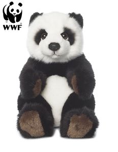 WWF - Plüschtier - Panda (15cm, sitzend) Kuscheltier Stofftier Pandabär