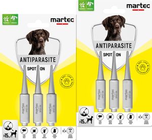 martec PET CARE 6x Spot on für Hunde ab 15 Kg, Spot on Hund, Spot on, Spot on Flöhe Hund, Spot on Hund groß, Spot on für große Hunde, Zeckenschutz Hund