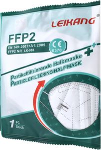Maska Leikang FFP2 LK-008 - NB2163 EN149:2001 + A1:2009 20 kusů