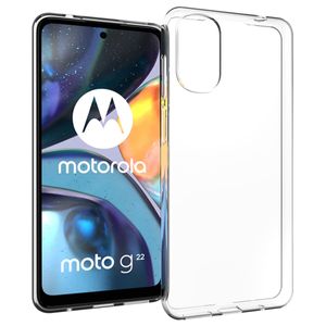 Motorola Moto G22 Hülle - Silikon - Accezz Soft Case,Backcover - Transparent