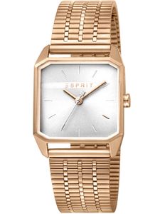 Esprit ES1L071M0035 Cube Ladies Silver Rosegold dámské hodinky rose' watch