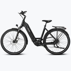 2023 GRUNDIG GCB-1 E-Bike 28-calowy rower elektryczny, rower elektryczny trekkingowy z silnikiem środkowym BAFANG 250W/80Nm, czarny