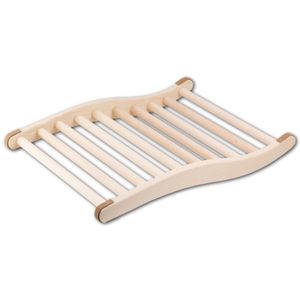 Rückenlehne ergonomische S-Form Sauna & Infrarotkabine Saunazubehör Holz