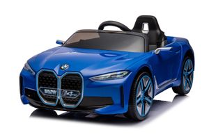 BMW I4 Elektro Auto Kinder 12V Fernbedienung - Blau