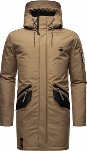 Stone Harbour Winterjacke Herren Lange Parka Mantel Teddyfell gefüttert Ragaan Hellbraun Gr. 48 - M Stone Harbour Winterjacke Herren Lange Parka Mantel Teddyfell gefüttert Ragaan Hellbraun Gr. 48 - M