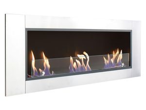 Purline HECATE, Eingebaute Feuerstelle, offen, Ethanol, Grau, Drinnen, Horizontal
