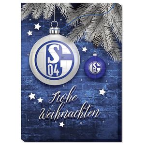 Riegelein Adventskalender Schalke 04 mit Alpenmilchschokolade 120g