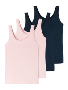 Schiesser unterhemd unterzieh-shirt ärmellos schulterfrei Uncover by SCHIESSER rosé-dunkelblau L (Damen)