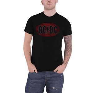 AC/DC - Tričko s logom pre mužov/dámy Unisex RO1794 (L) (Black)