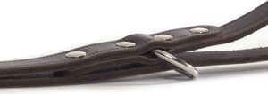 Beeztees Trainingsleine Leder Braun 200x1,2 cm 736401