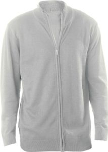 Kariban Herren Cardigan mit Reißverschluss K961 black 4XL