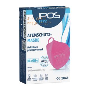 IPOS FFP2 Atemschutzmaske PINK (10er Pack)