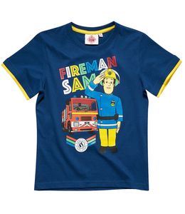 Feuerwehrmann Sam T-Shirt blau