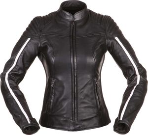 Modeka Alva Damenjacke, schwarz/weiß, 42