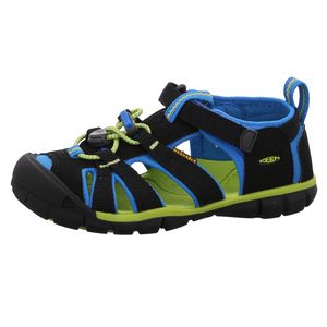Dětské sandály SEACAMP II CNX, BLACK/BRILLIANT BLUE, keen, 1022984/1022969, černá - 25/26