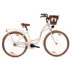 Goetze Style 28 Zoll 1 Gang Tiefeinsteiger Damen City Bike mit Korb