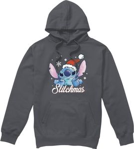 Lilo & Stitch - "A Stitchmas Christmas" Kapuzenpullover für Herren TV4545 (L) (Holzkohle)