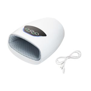 Genius Dr. Ho Hand Finger Massagegerät Set 2-tlg klein beheizt zur Entspannung Schönheit, 90 min Akkulaufzeit 3 Massagemodi, Wärme-Funktion, flexibel