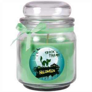 HS Candle "Halloween" Duftkerze im Bonbonglas - viele Motive zur Auswahl, Ideale Herbstdeko