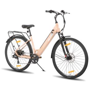 HILAND 28-Zoll E-Bike, neutrales City Elektrofahrrad Fahrrad, 7-Gang Pendler-Fahrrad mit elektrischer Unterstützung, 250 Watt Motor