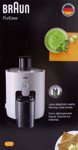 BRAUN SJ 3100 Entsafter weiß, Farbe:Weiß