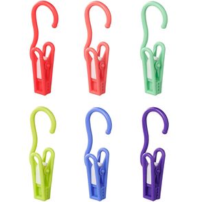 ProPlus Klammern mit Haken Wäscheklammern Set von 6 Stück