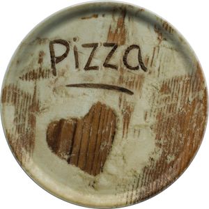 Saturnia Napoli Flour Dekor Pizzateller Heart, 33cm, 32.9cm, Porzellan, heart, 1 Stück