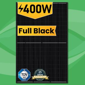 2 x EPP 400 Watt Full Black Solarmodule HIEFF Photovoltaik Solarpanel