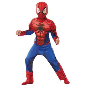 Spider-Man - "Deluxe" Kostüm - Jungen BN5134 (140) (Rot/Blau/Schwarz)
