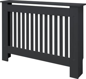 ML-Design Heizkörperverkleidung Landhausstil 112x19x82 cm, Anthrazit, aus MDF lackiert für Schlafzimmer Wohnzimmer ML-Design Heizkörperverkleidung Landhausstil 112x19x82 cm, Anthrazit, aus MDF lackiert für Schlafzimmer Wohnzimmer