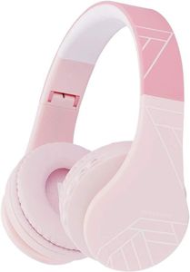 Kinderkopfhörer Over-Ear mit 85dB Lautstärkebegrenzung, Faltbar, Bluetooth 5.3, Micro SD, Kabellos und Kabel, Eingebautes Mikrofon für Handy/Tablet
