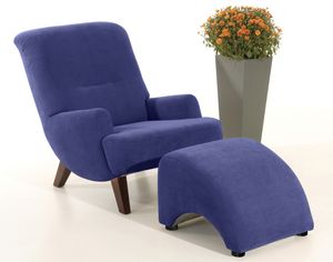 Max Winzer Brandford Sessel - Farbe: blau - Maße: 71 cm x 101 cm x 80 cm; 2882-1100-2051708-F07