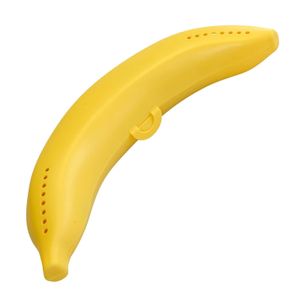 Fackelmann Bananentresor, Aufbewahrungsbox für Bananen, robuster Behälter aus Kunststoff (Farbe: Gelb), Menge: 1 Stück