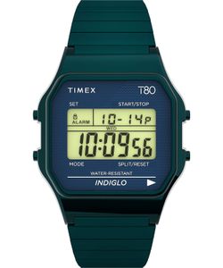 Timex TW2U93800 Herren Digital Armbanduhr Edelstahl Blau