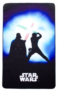 Star Wars Teppich- 160 x 100 cm der Kampf zwischen Darth Vader und Luke Skywalker, SW4