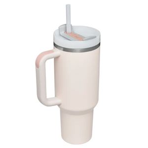 Isolierbecher, Edelstahl Travel Mug, Vakuum auslaufsicher Reisebecher mit Deckel.,pink
