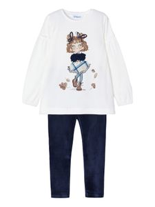 Mayoral Set Langarmshirt + Leggings für Mädchen Langarmshirts langärmlig 95% Baumwolle, 5% Elasthan Mayoral Set Langarmshirt + Leggings für Mädchen Langarmshirts langärmlig 95% Baumwolle, 5% Elasthan