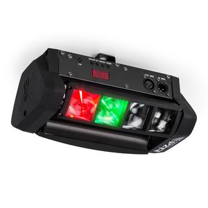 ibiza LED8-Mini Mini-Spider LED-Lichteffekt DMX inkl. Montagebügel