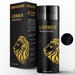 Lionhair Premium Haarpuder - Volumenpuder für kahle Stellen - Versteckt Haarausfall in Sekunden für Männer & Frauen - 27 g - SCHWARZ