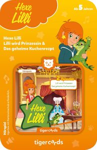 tigercard - Hexe Lilli - Lilli wird Prinzessin & Das geheime Kuchenrezept - Tigermedia Karten