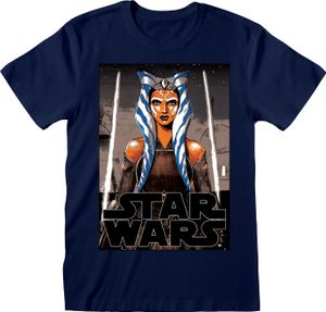 Star Wars T-Shirt Damen White Blades blau M