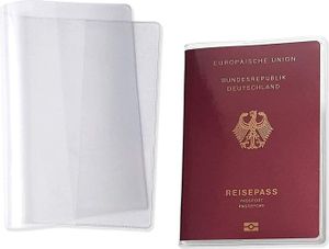 EUROPAPA 10Stk Reisepasshüllen Reisepass Schutz Pass Hülle Schutzhülle Passhülle Reisepasshülle Passport Cover Transparent 95*135mm