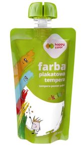 Temperová farba 100ml biela HAPPY COLOR