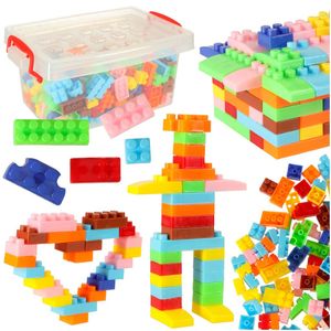 IKONKA 3D-Bausteine Bildungsbausteine BOX 240 Elemente klein