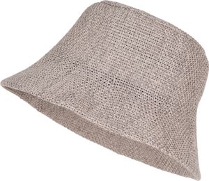 styleBREAKER Damen Papierstroh Sonnenhut | faltbarer Fischerhut | leichter Bucket Hat mit Schweißband | Sommerhut mit Krempe als Sonnenschutz für Outdoor Strand Freizeit