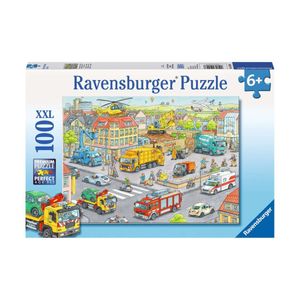 RAVENSBURGER Puzzle Auta ve městě XXL 100 dílků