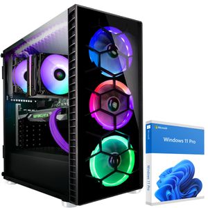 KRAFTPC High End Gaming-PC AMD Ryzen9 5900X - Nvidia GeForce RTX3060 12GB - 1000GB M.2 NVMe SSD - 2000GB HDD - 32GB DDR4 - Windows 11 - WLAN - Gamer PC Desktop PC Gaming Computer