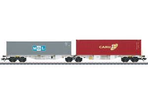 Märklin H0 47811 Doppel-Tragwagen High-Cube Containertragwagen