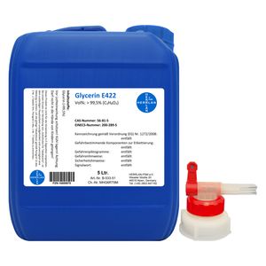 5 Liter Glycerin E422 mit AGH zum Vorteilspreis I HERRLAN-Qualität
